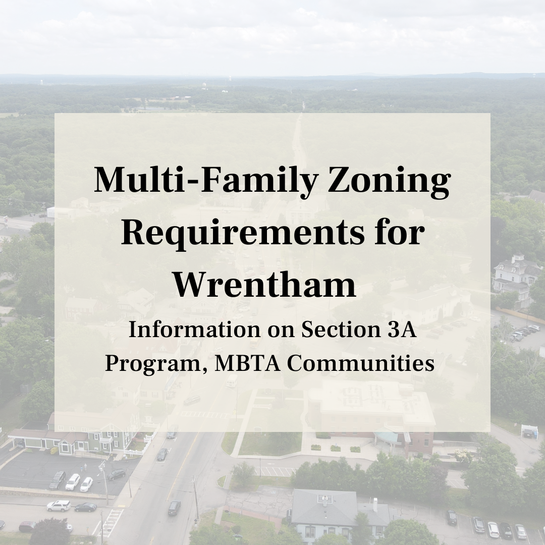 Planning & Economic Development Town of Wrentham News Portal