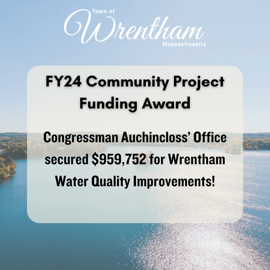 FY24 Community Project Funding Award